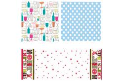 China 100% Pulp 1/8 Folded Easter Party Paper Tablecloths Rectangle Shape supplier