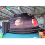 5m Diameter Inflatable Planetarium Black Projection Dome Tent For Science Dispaly