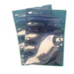 Silver Zip Lock Big Anti Static Bag Transparent / Half Transparent Nylon