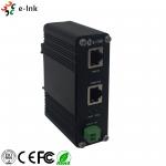 Industrial Power Over Ethernet Splitter 20W/24VDC Output Support DIN Rail Mounting for sale