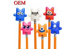 China Custom Kids Toys 2023 Cartoon3D Funny Pencil Topper Pvc Pencil Topper supplier