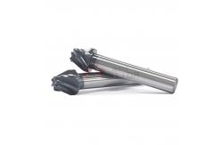 China 6flutes Custom End Mill Carbide Taper T Groove Tools For Mold Processing supplier