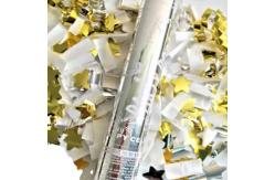 China Gold Metallic Party Popper White Confetti Cannon Halloween Party Popper supplier