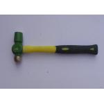 Non Sparking Safety Ball Pein Hammer Fiberglass Handle Fine Polished Surface for sale