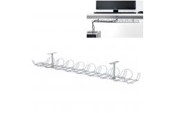 China Silver Desk Cable Management Box Charger Trunking Hide Tidy Cover Tray Organiser supplier