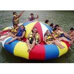 8 - 10 Person Inflatable Disco Boat Motorized Toys Semi Boat , Water Spinner Gyro for sale