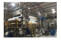 China 14mm Flakes Plastic Recycling Line 150ppm HT-2000 Drinking Water supplier