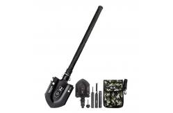 China Multifunctional Tactical Engineer Shovel Toughness Alloy Black Blade L67cm supplier