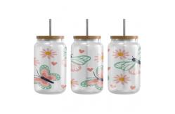 China Stretchable UV DTF Cup Wrap Transfers Label Waterproof 16oz 24oz 20oz 40oz supplier