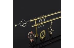 China Hollow Out Multi Shaped 300cm Copper Pipe Curtain Pole supplier