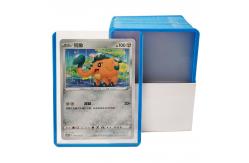 China Custom Logo PVC Top Loading Card Sleeves 35C For Toploaders supplier