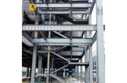 China Customizable Q235-Q355 Steel Frame Building with Galvanized Purlin and Moderate Cost supplier