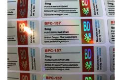 China TB500 And BPC 157 Peptide Vial Labels And Boxes Free Design supplier