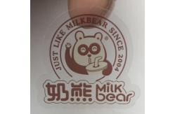 China Cheap Custom Transparent Stickers Waterproof Clear Adhesive Labels With Design Printing supplier