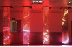 China High Quality Models RGB Media Transparent Mesh Display Screen supplier