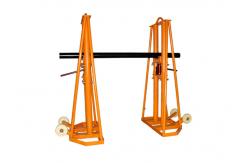 China 5 6 8 10 12T Steel Frame Hydraulic Cable Drum Lifting Jack supplier