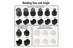 China Multi Functional round Jewelry Ring Bender With Nylon Dies supplier