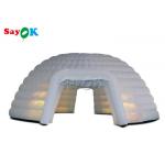 Outdoor Camping 8m Big Led Light Inflatable Dome Event Tent Inflatable Igloo Tent for sale