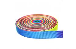 China Blue 3cm Polyester Polypropylene Webbing For Dog Collars High Strength supplier