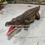 Life Size Animatronic Crocodile Simulation Animals For Zoo Park Decoration for sale