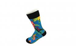 China Elastic Persistent Sweat Absorbent 3D Printed Socks For Adults / Children supplier