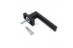 China Flap Square Lever Pull Handle Aluminum Alloy Window Door Lever Handle supplier
