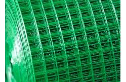 China Galvanized 12X12mm PVC Coated Welded Wire Mesh 1mm Diameter For Cages supplier