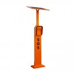 GSM / 3G / Wireless Emergency Phone Tower with Solar Powered For Highway Roadside for sale