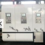 Carton Box Flexo Printing Slotting Machine Rotary Die Cutter Vibration Stacking for sale