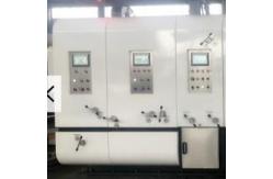 China Carton Box Flexo Printing Slotting Machine Rotary Die Cutter Vibration Stacking supplier
