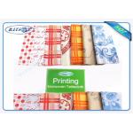 Pringting And Without Printing 45 Gr / 50Gr / 70Gr Non Woven Fabric Tablecloths Cutting Packing for sale