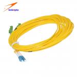 Telecommunication Networks Simplex Patch Cord , SM Single Mode 15m Patch Cable for sale