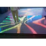P2.5 Custom Indoor light up dance floor rental With Rada Touch System , 1/7 Driver Mode for sale