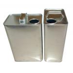 3L Automotive Paint Cans 0.22mm Large Rectangular Tin Containers for sale