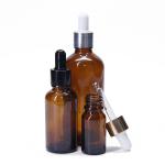15ml 30ml Amber Essential Oil Dropper Brown Glass Bottles With Measurement Dropper for sale