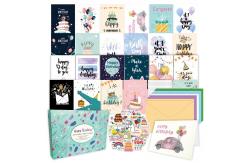 China 15 Pack Colorful Blank Greeting Cards With Envelopes supplier