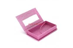 China Window Cut Paper Display Box Offset Printing Rectangle Eyelash Packaging Box Custom supplier