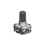 TS16949 EC06 Insulated Shaft Encoder With Push On Switch