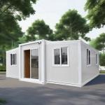 Steel Frame 40ft Expandable Container Home For Space Saving And Easy Assembly