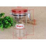 Storage Packaging Clear Plastic Cylinder Food Grade Airtight Canister Coustmized for sale