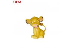 China 3D Cartoon Pop Lion Statue Animated Plastic Animal Model Toy supplier