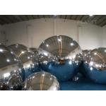 Air Sealed Giant PVC Silver Stage Christmas Decoration Inflatable Decorative Mirror Ball for sale