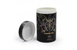 China Custom Logo Round Cylindrical Canister Cardboard Cylinder Box For Cosmetic supplier