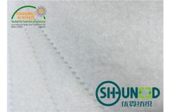 China Polyester Non Woven Felt Garments Accessories Pure White 150cm Width supplier