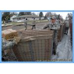 Hesco Barrier Welded Gabion Baskets Zinc Aluminum Alloy Coated For Military Bastion for sale