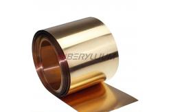 China 0.05mm Thickness Beryllium Bronze Alloy Strip QBe2 For Spring Connectors supplier