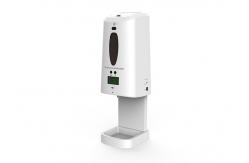 China CE Certificated Lean 1300 Automatic Gel Spray Dispenser Refillable Bottle Infrared Thermometer supplier