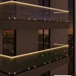 Australia Standard Home Aluminium Glass Handrail Fencing China Windproof for sale