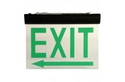 China Automatic Maintained Double Sided Exit Signs For Ceiling Surface Suspended supplier