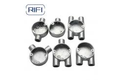 China Rifi 3 Way Malleable Iron 20mm 25mm Hot Dipped Galvanised Junction Box supplier